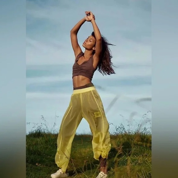 NWOT Free People High Tides Pants - SIZE XS  - COLOR : Ginger Tea - Picture 1 of 9